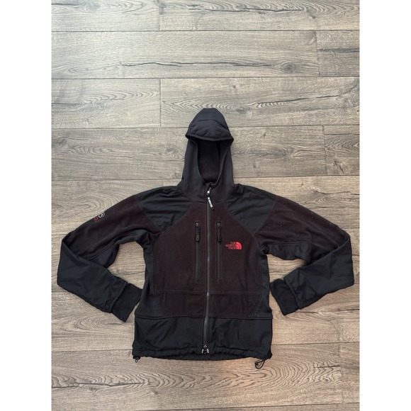 The‎ North Face Summit Series Fleece Jacket Mens Small Black Full Zip USA - Picture 1 of 9